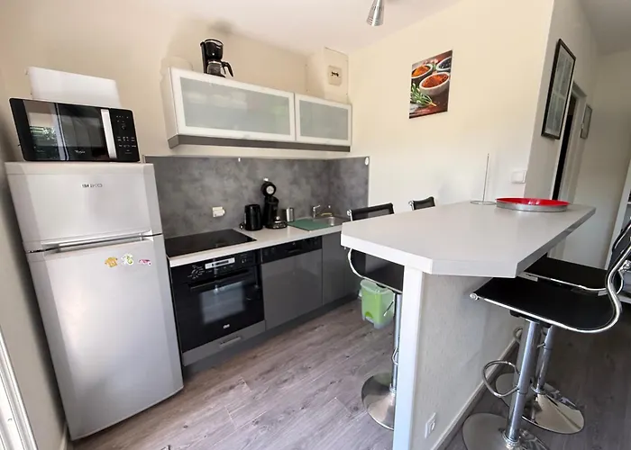 T2 A 2 Min De La Mer, Avec Jardin Prive Et Cloture, Parking, A Proximite Du Centre-ville كابورغ