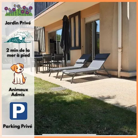 T2 Proche Thalasso Avec Jardin Prive A 2 Min A Pied De La Cabourg
